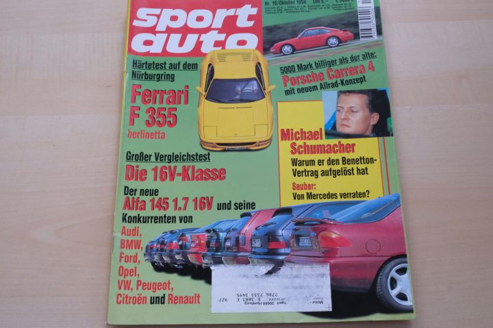 Deckblatt Sport Auto (10/1994)